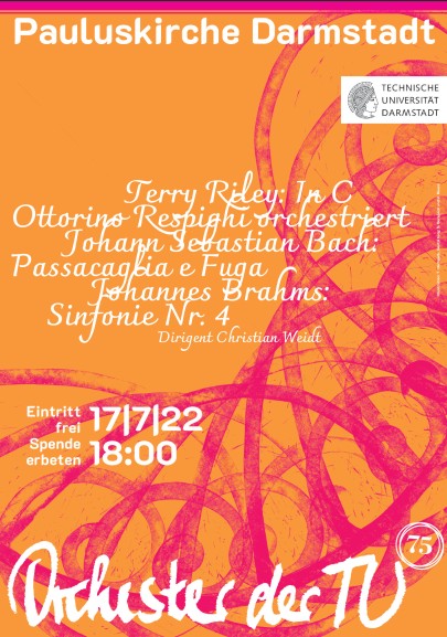 Handzettel Jubiläumskonzert 2022-07-17